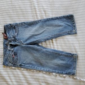 C pink , blue size 1 Capri Jeans